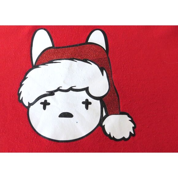 Bad Bunny Custom Christmas Sweatshirt Red Men's (gender neutral) 3XL - Picture 2 of 10